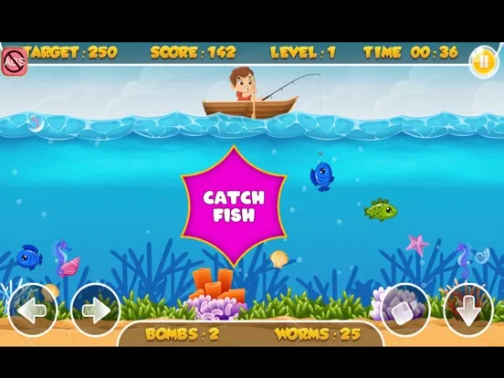 Fishing Frenzy Mania Game iPad 应用截图