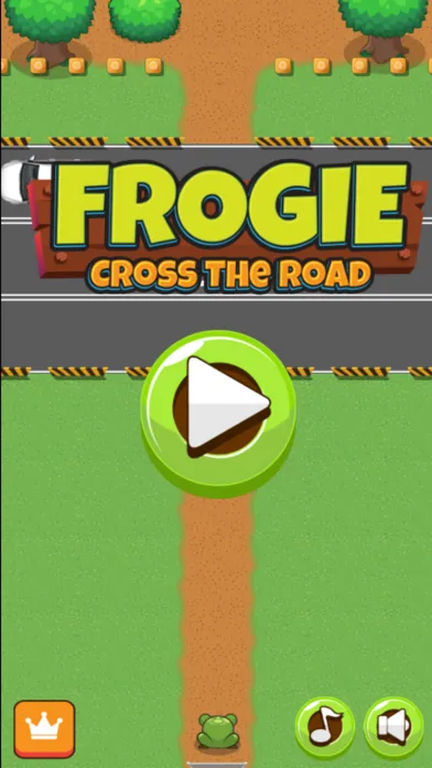 Tangkapan layar Froggy cross the road