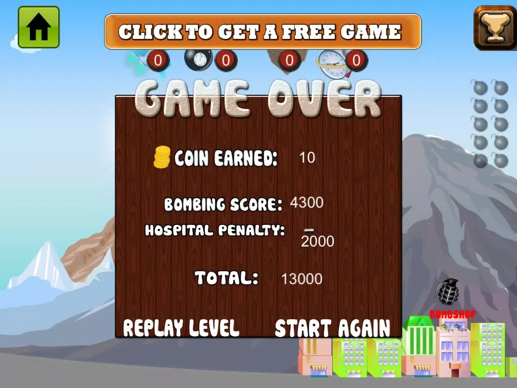 Air Attack - Bomb And Destroy Buildings iPad  Ekran Görüntüleri