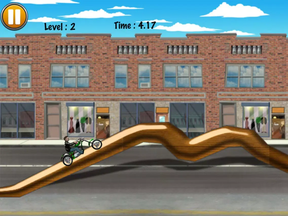 Tangkapan layar Chopper Dude - Bike Race Game iPad 