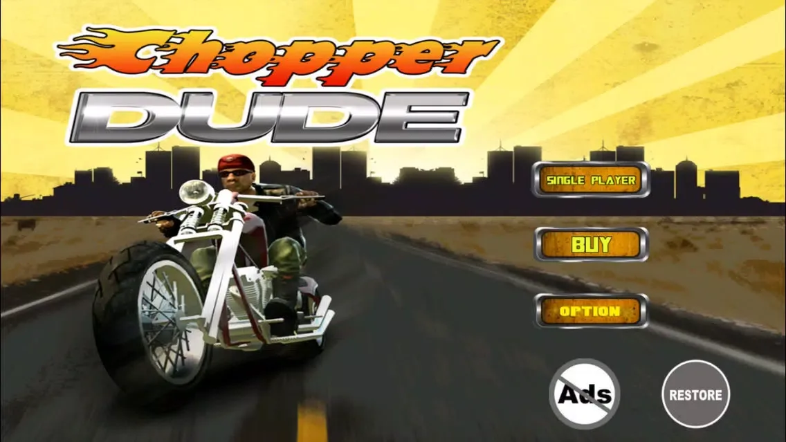Tangkapan layar Chopper Dude - Bike Race Game