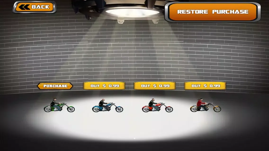 Tangkapan layar Chopper Dude - Bike Race Game