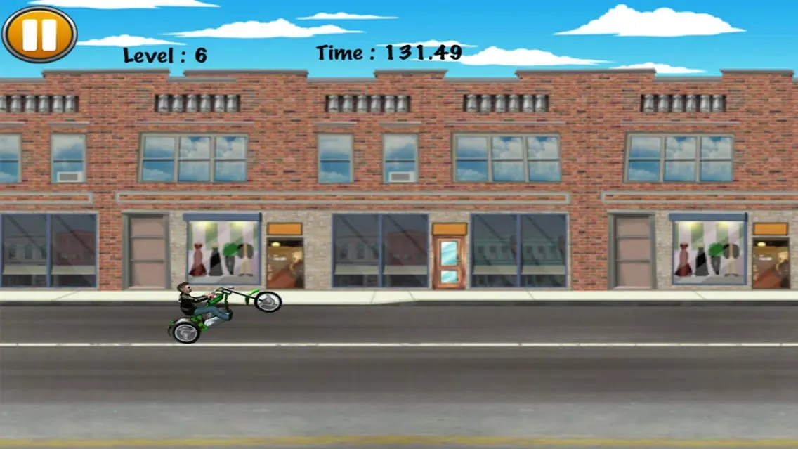 Tangkapan layar Chopper Dude - Bike Race Game