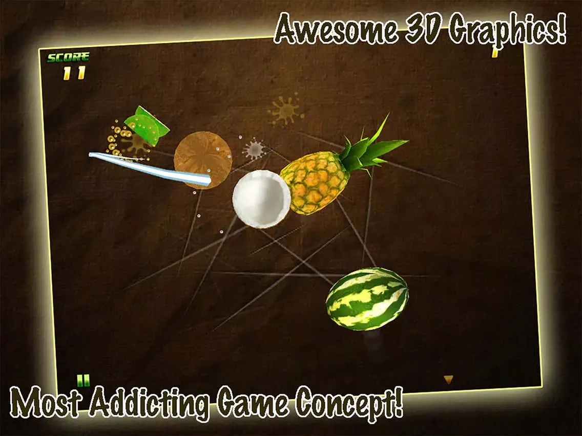 Capturas de tela do Fruit Samurai: Cutting Expert iPad 