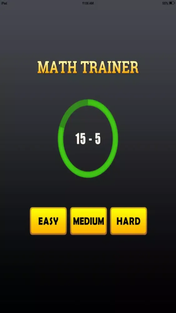 Ảnh chụp màn hình của Math Trainer - Elevate Your Brain Quiz
