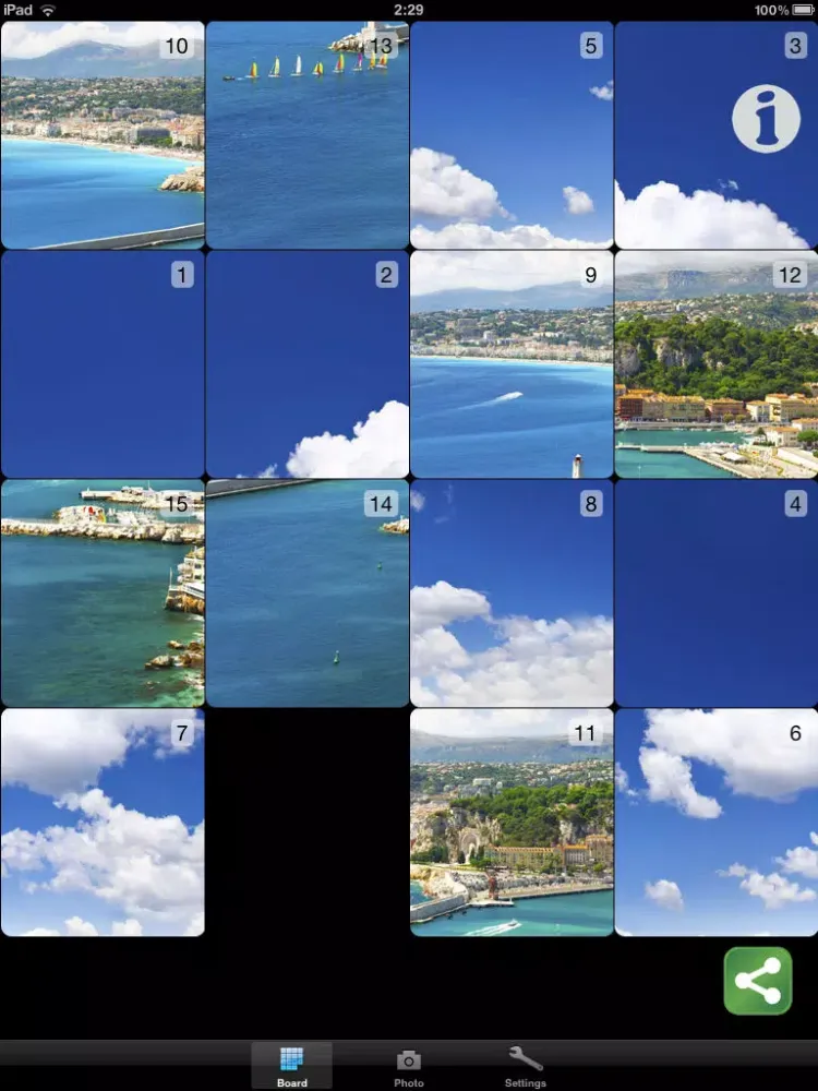 Photo Tile Puzzle - Free Slider Puzzle Game iPad  Screenshots
