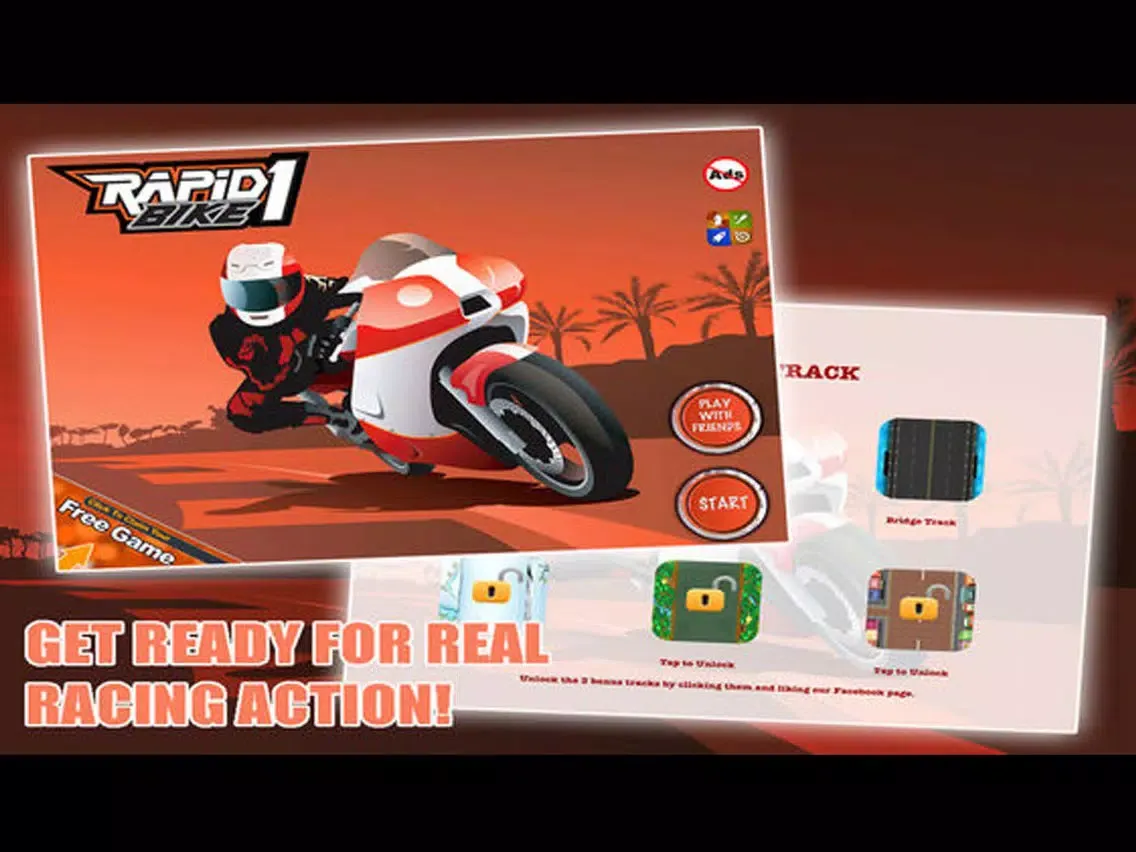 Tangkapan layar Rapid Bike 1: Hill Rider iPad 