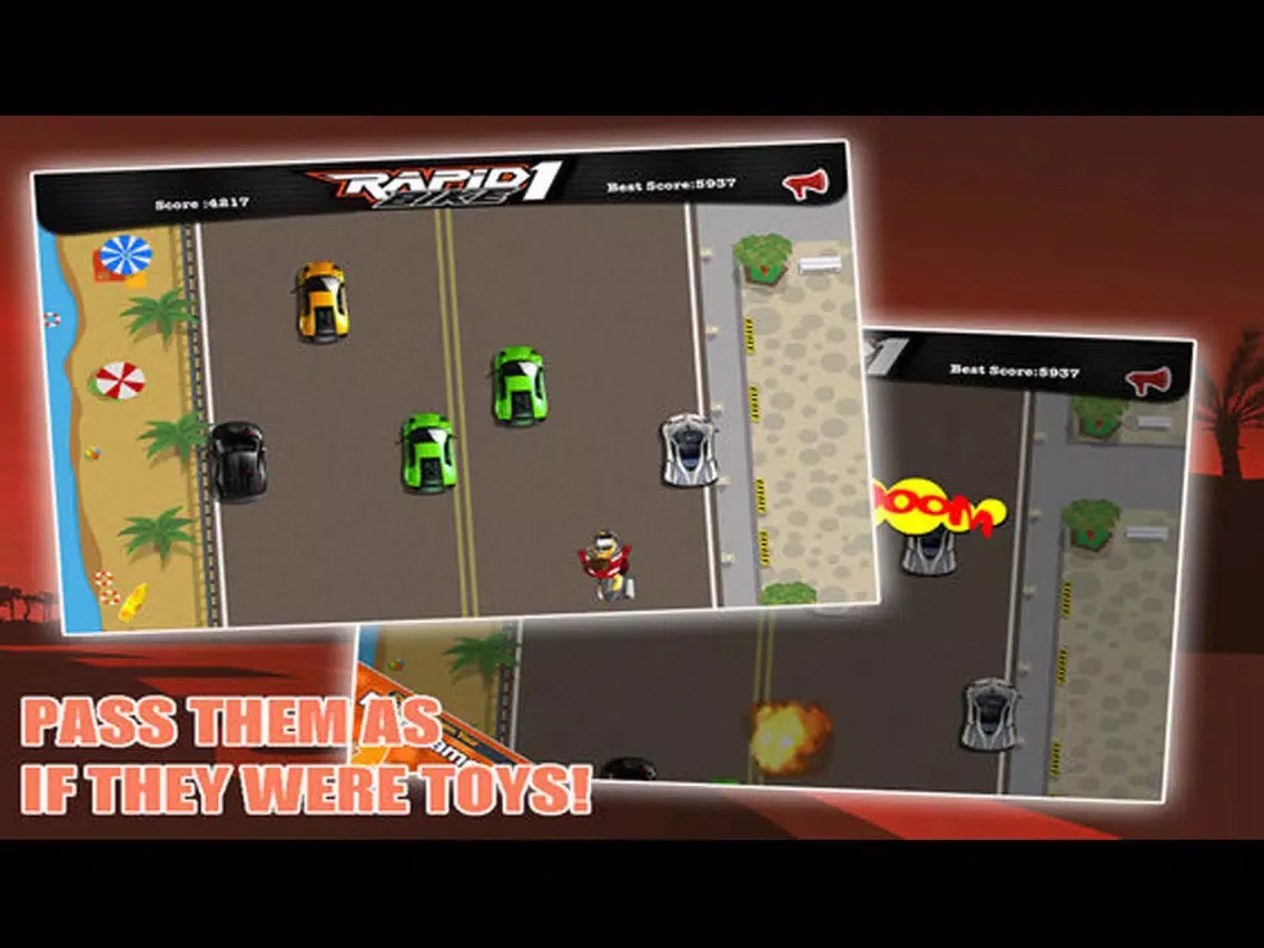 Tangkapan layar Rapid Bike 1: Hill Rider iPad 