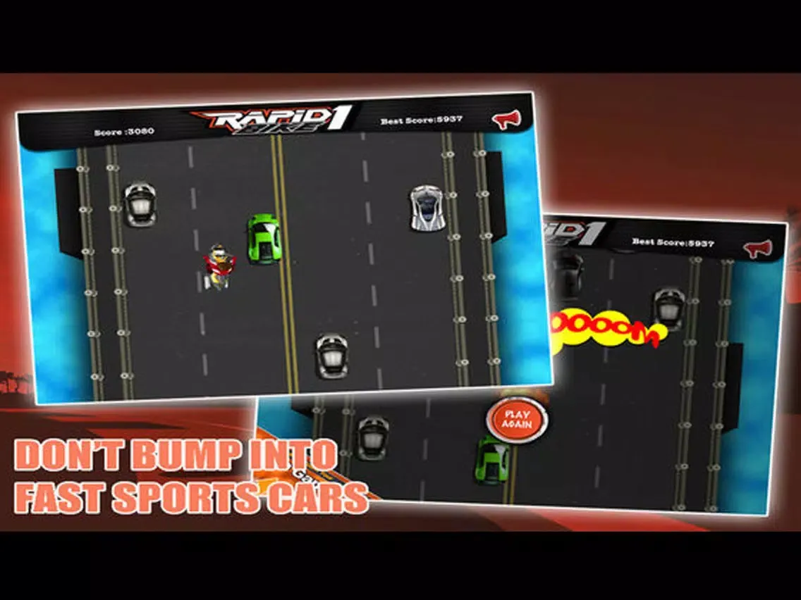 Tangkapan layar Rapid Bike 1: Hill Rider iPad 