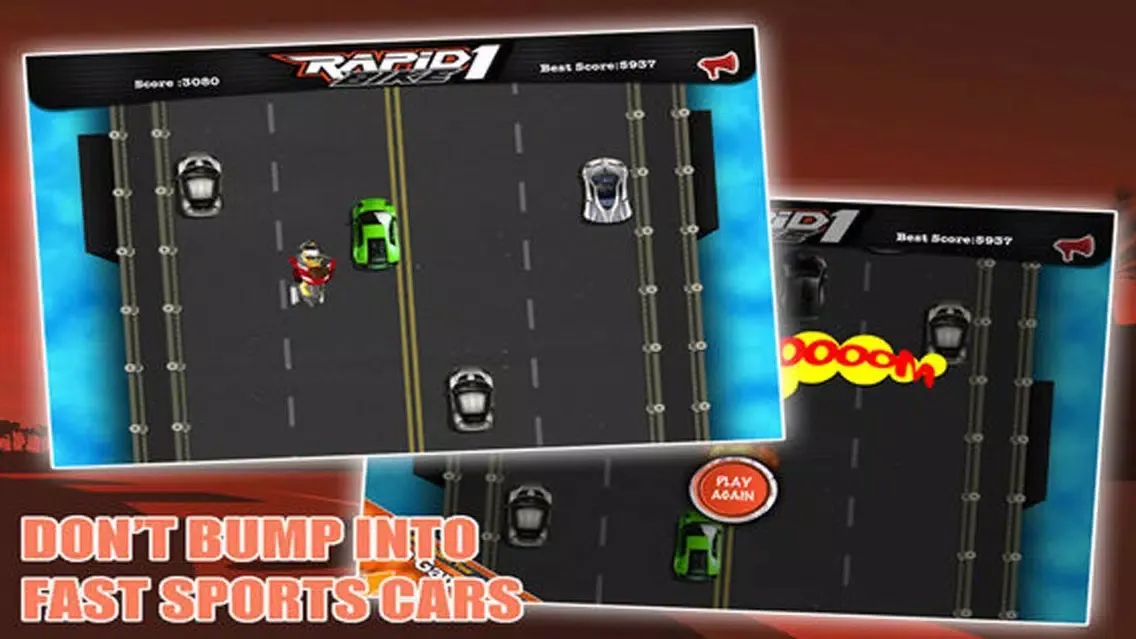Tangkapan layar Rapid Bike 1: Hill Rider