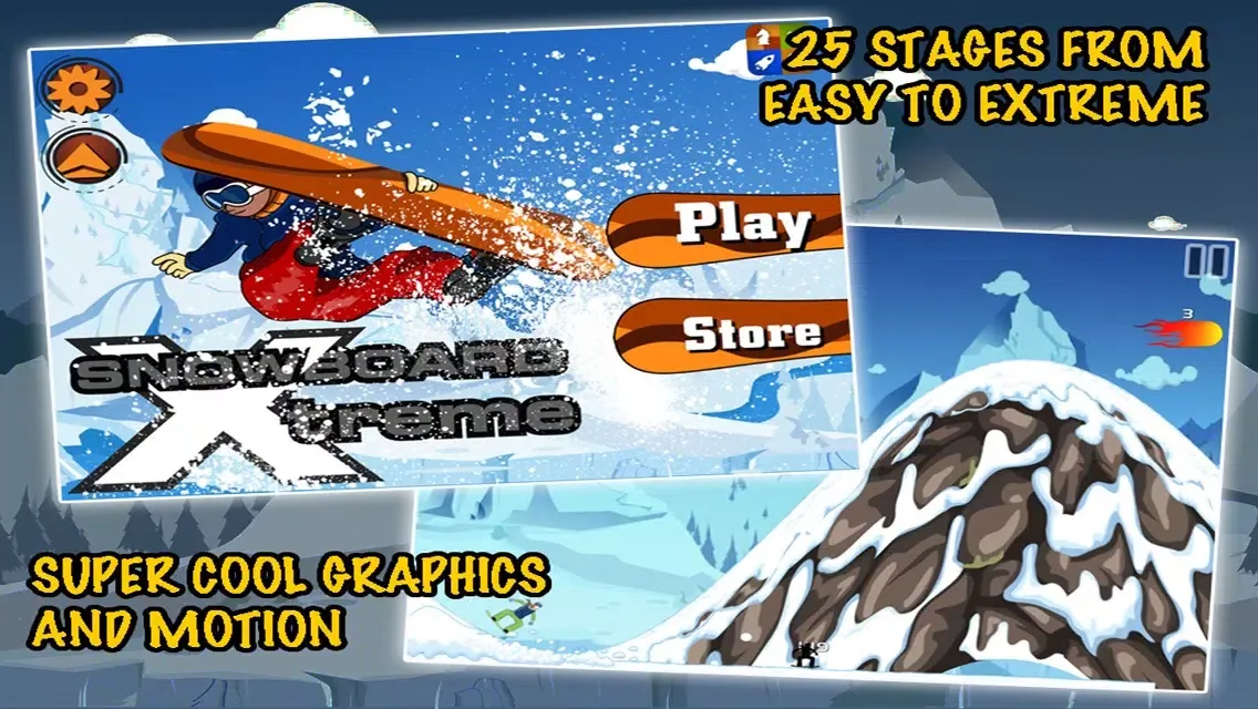 Snowboard Xtreme - Nitro Snow Boarding: Real Downhill Racing Screenshots