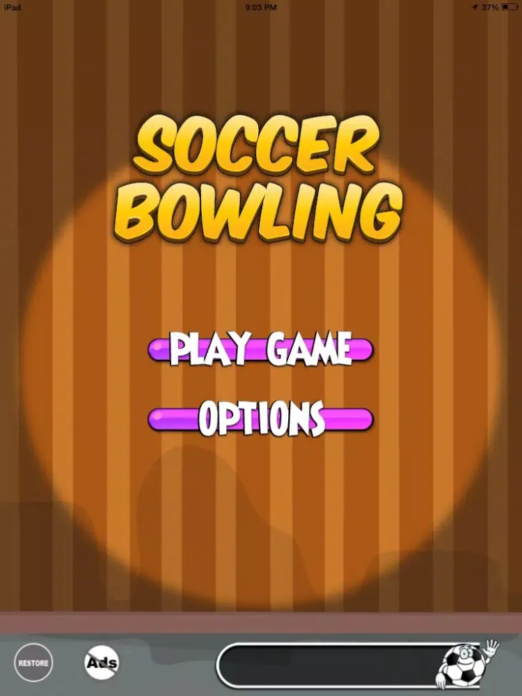 Captures d'écran de Soccer Bowling - Challenge My 3D Action King iPad 
