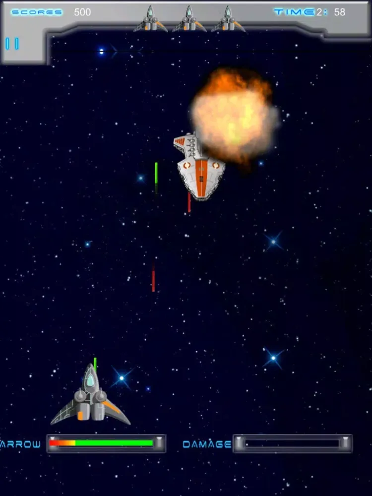 Space Blast - Combat In Galaxy iPad  スクリーンショット