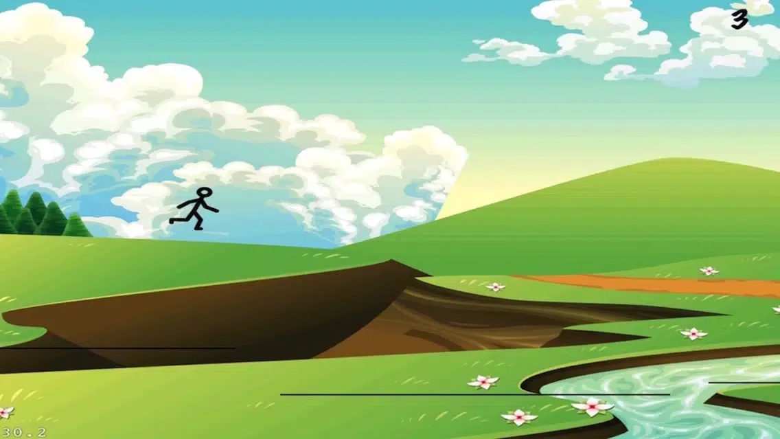 Stick Man - Jump Before Diving Off The Cliff স্ক্রিনশট