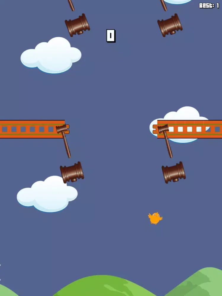 Swing Heads Up - Jump Up Using Doodle Copters iPad  Screenshots