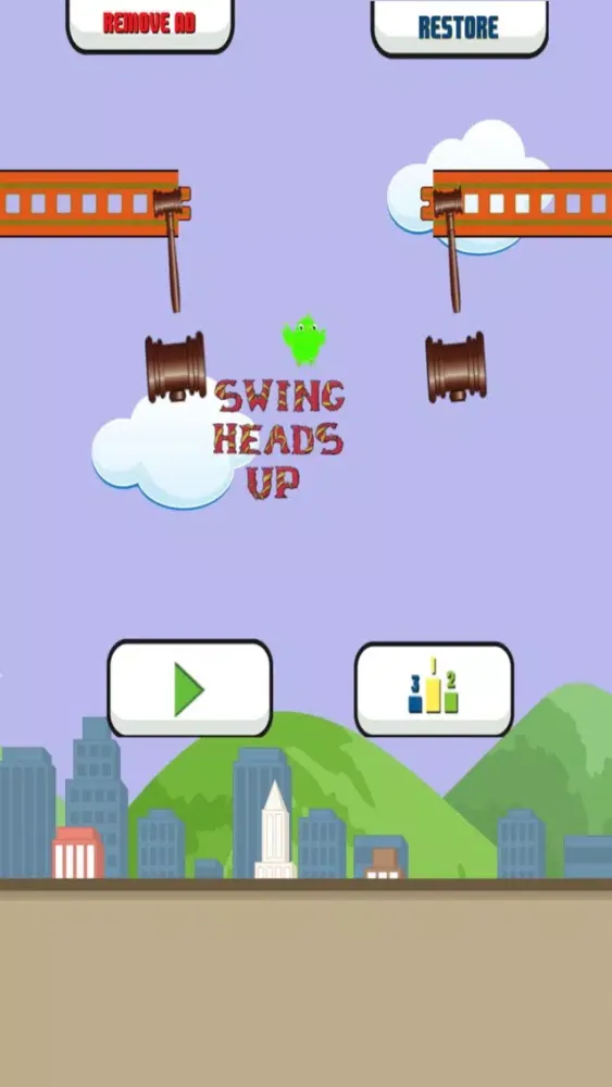 Swing Heads Up - Jump Up Using Doodle Copters Screenshots