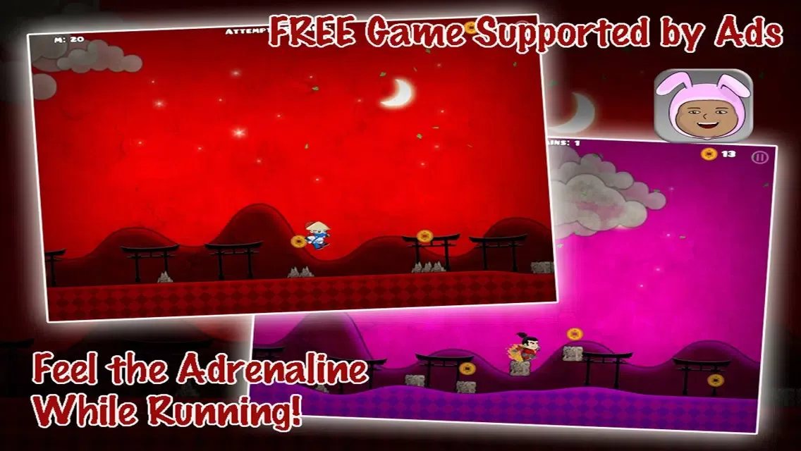 Tiny Feet - Run, Jump and Escape like a real Ninja Screenshots