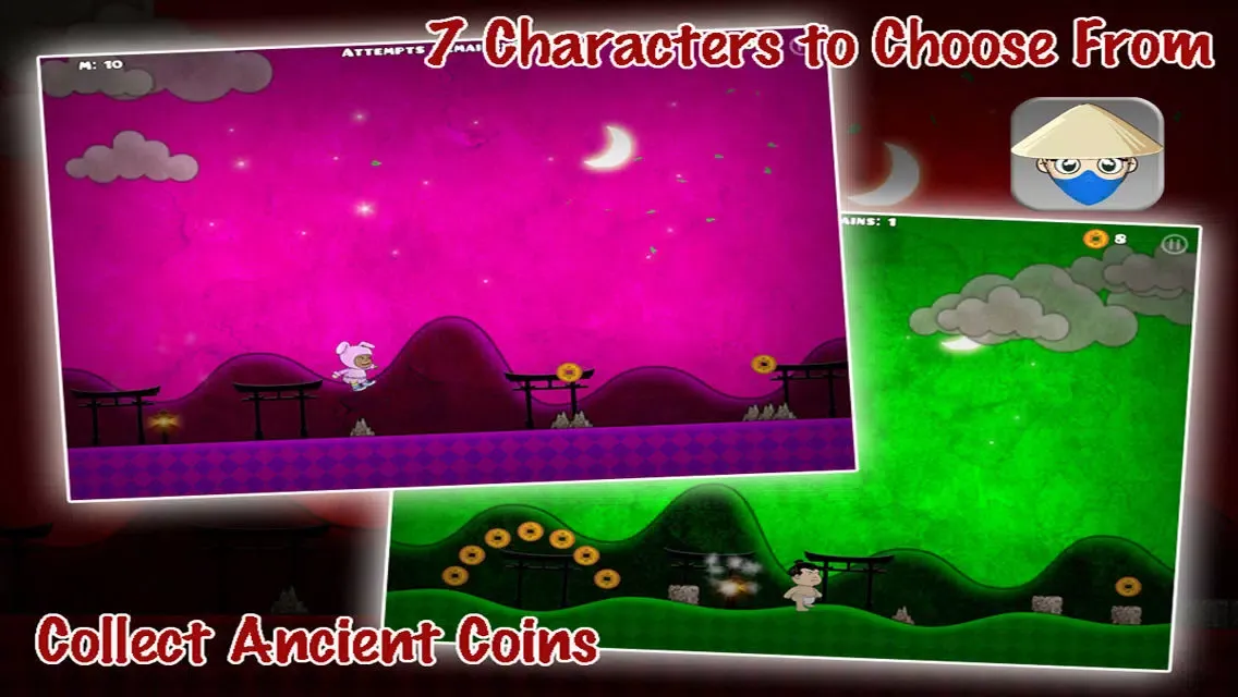 Tiny Feet - Run, Jump and Escape like a real Ninja Screenshots