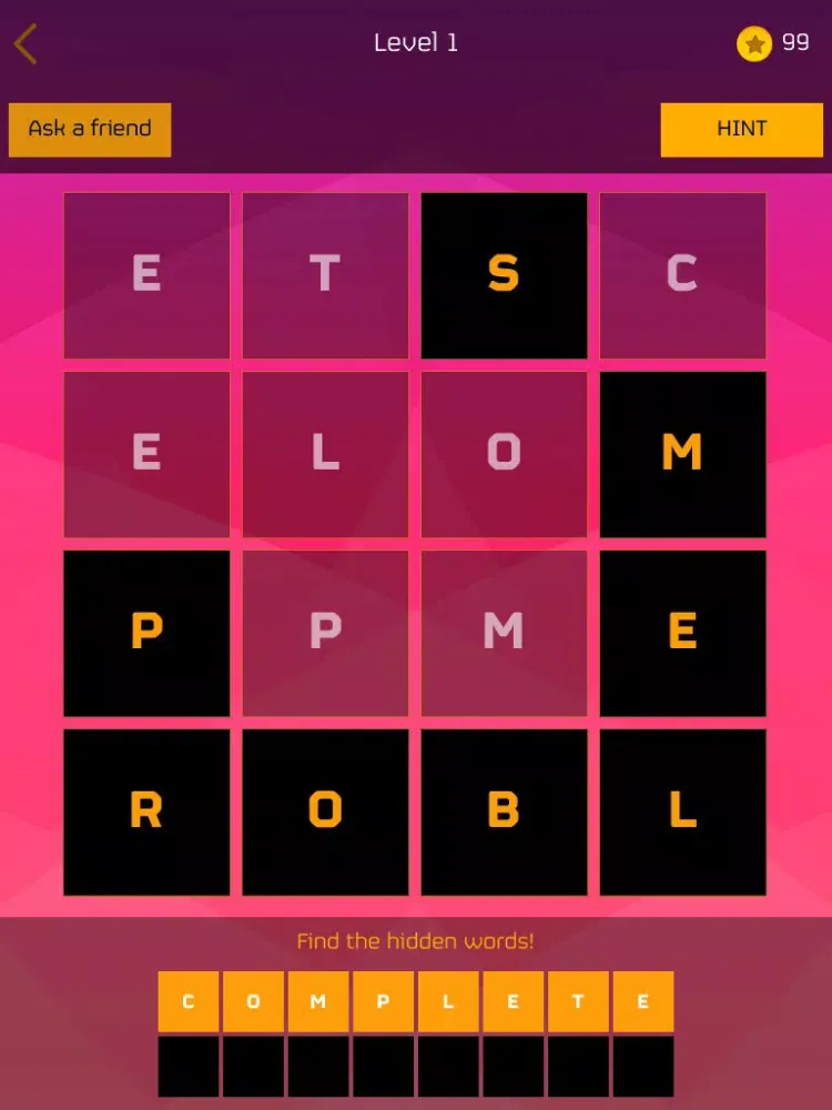 Capturas de tela do Word Swipe - Find The Daily Puzzle And Search For Crossword iPad 