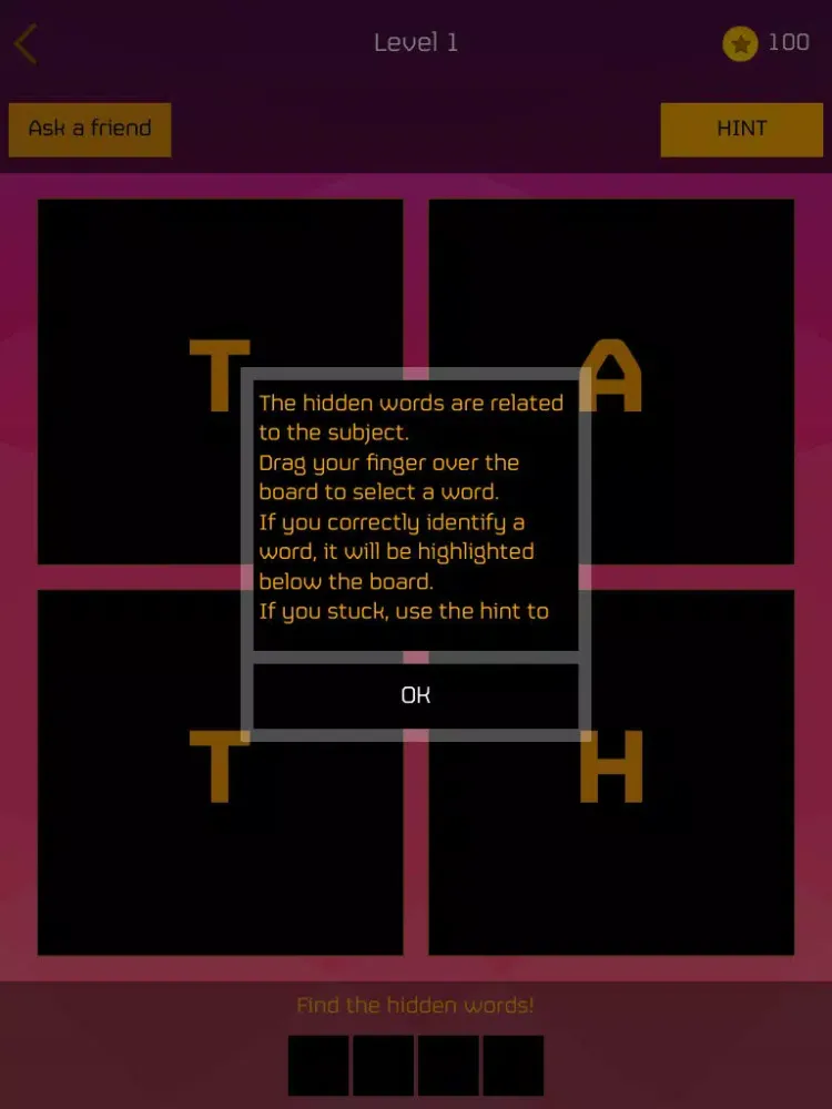 Capturas de tela do Word Swipe - Find The Daily Puzzle And Search For Crossword iPad 