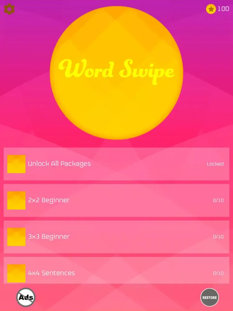 Capturas de tela do Word Swipe - Find The Daily Puzzle And Search For Crossword iPad 