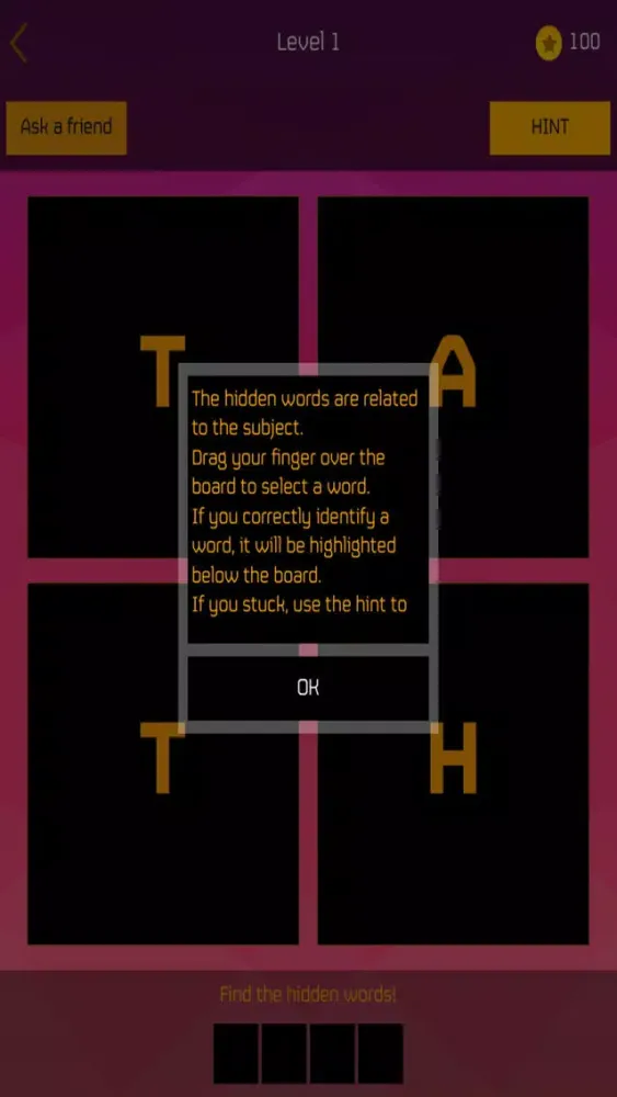 Capturas de tela do Word Swipe - Find The Daily Puzzle And Search For Crossword
