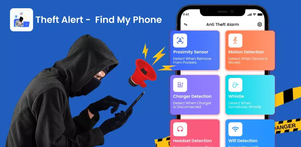 AntiTheft Alarm - Touch Alarm Screenshots