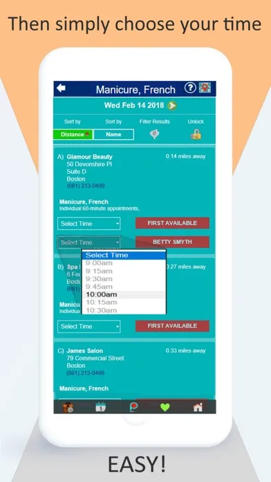 Poindle Appointment Manager Screenshots
