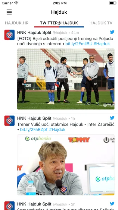 Naš Hajduk سکرین شاٹس