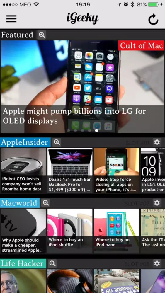 iGeeky - Gadget News and Tech Updates スクリーンショット