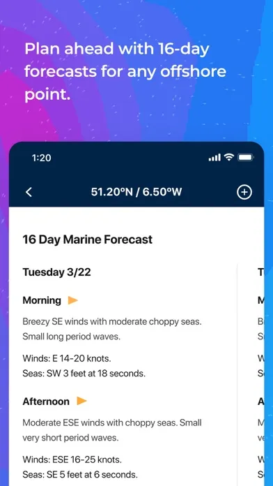 Screenshot di Buoyweather - Marine Forecasts