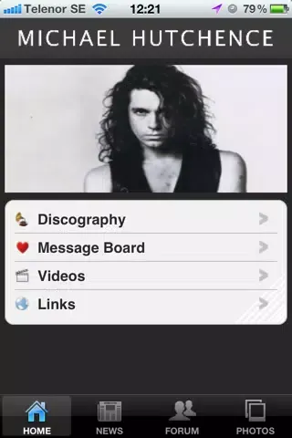 Screenshot di Michael Hutchence