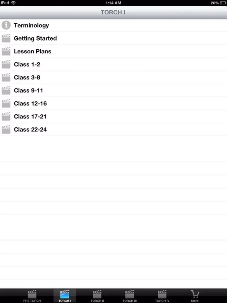 Zrzuty ekranu T.O.R.C.H. Lite - Gold Medalist Herb Perez's 96 Tae Kwon Do Classes Preview iPad 