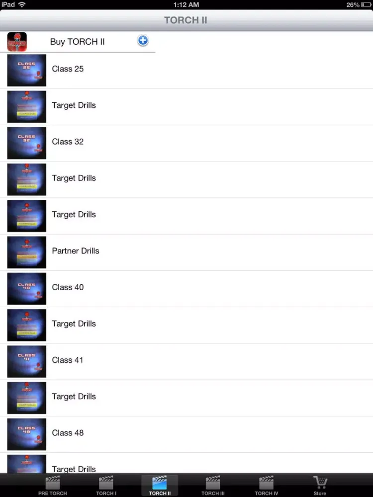 Zrzuty ekranu T.O.R.C.H. Lite - Gold Medalist Herb Perez's 96 Tae Kwon Do Classes Preview iPad 