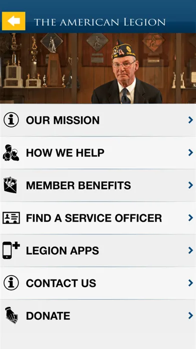 Tangkapan layar The American Legion