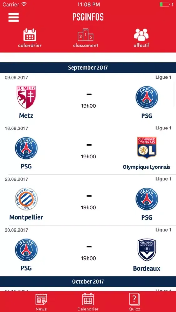 Скриншоты PARIS infos - Actu et mercato
