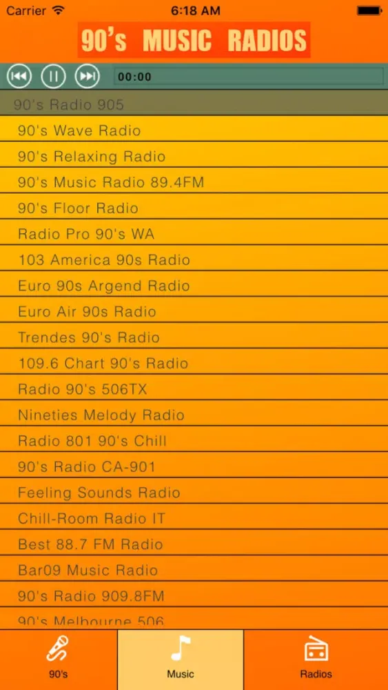 90's Music Radios应用截图