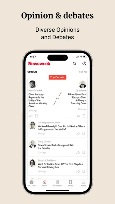Newsweek سکرین شاٹس