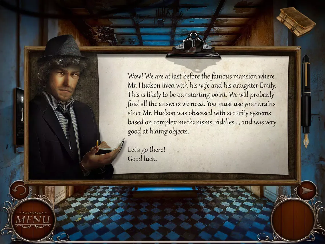 Zrzuty ekranu The Mystery of the Hudson Case iPad 