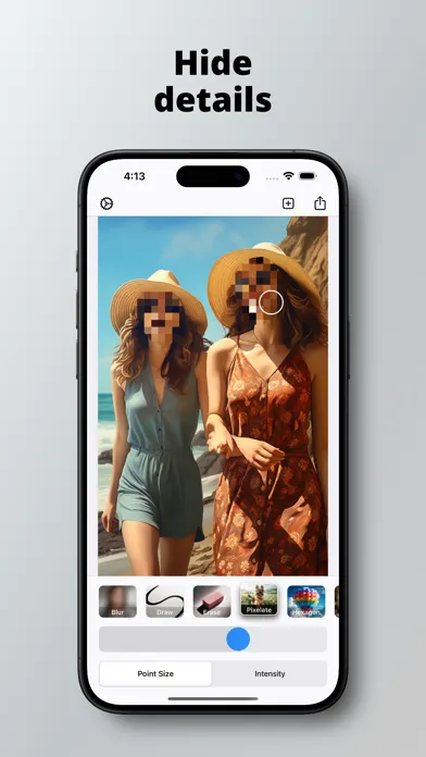 ภาพหน้าจอของ Point Blurr Background Filter