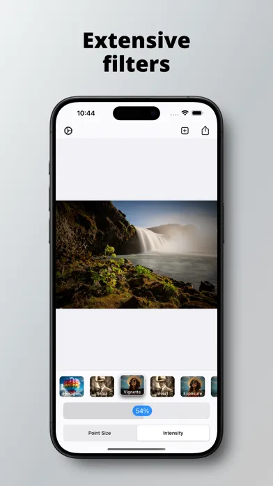 ภาพหน้าจอของ Point Blurr Background Filter