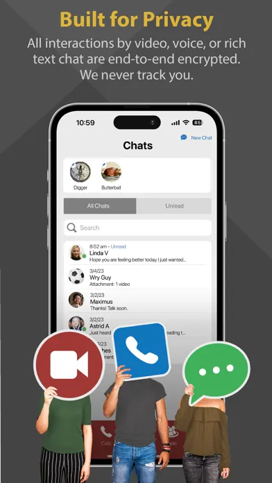 Pointchat: Private Calls/Chat स्क्रीनशॉट