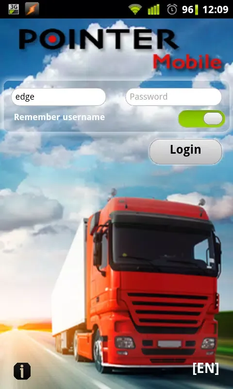 Capturas de tela do Pointer fleet Demo