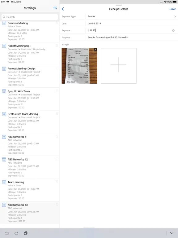 Meeting Mapper iPad  Screenshots