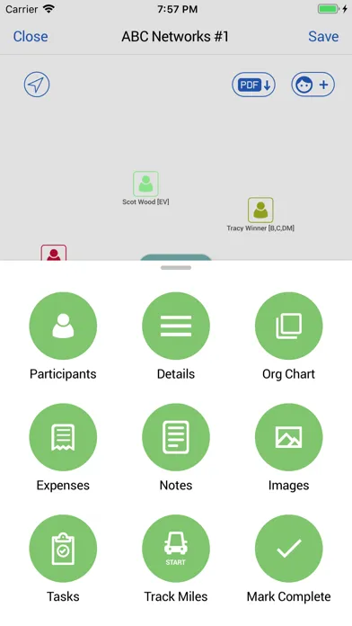 Meeting Mapper Screenshots