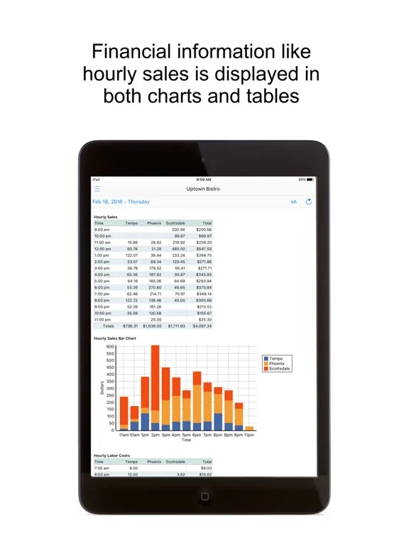 Point of Success Dashboard iPad 应用截图