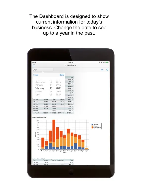 Point of Success Dashboard iPad 应用截图