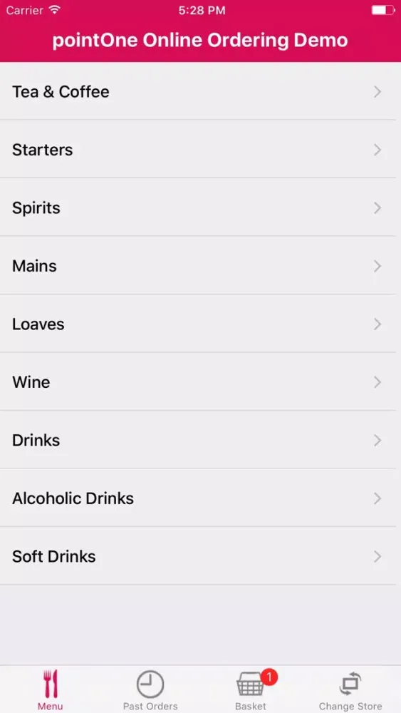pointOne Online Ordering স্ক্রিনশট