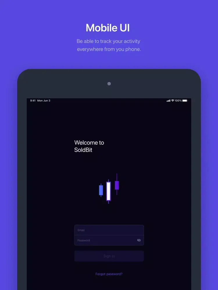 Скриншоты Solidbit: Crypto Exchange iPad 