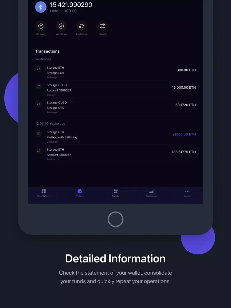 Скриншоты Solidbit: Crypto Exchange iPad 